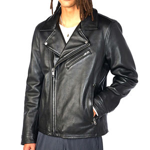 Chaqueta de Cuero Sintético con Cremallera para Hombre, Talla Grande, a la Moda, para Invierno, Impermeable, Transpirable, con Logotipo Frontal, Estilo Urbano, Oferta 2025 - Product Image 6