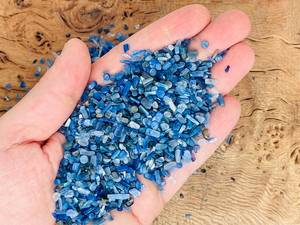 Chips de cristal áspero Natural de Kynite azul, tamaño personalizado, piedras preciosas sueltas, cuarzo, Mini botella a granel, piedras preciosas en miniatura sin tratar - Product Image 5