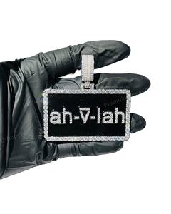 Lujoso Premium alta calidad 925 plata esterlina chapado en oro VVS Moissanite diamante personalizado nombre inicial fiestas hechas a mano - Product Image 1