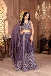 Garba fiesta y ocasión desgaste estrella Georgette tela hilo y bordado trabajo estilo Bollywood Fancy Chaniya Choli con Dupatta - Product Image 5