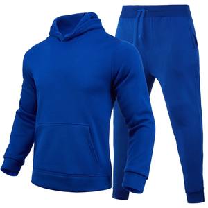 Ensemble de vêtements de sport décontractés pour hommes Sweatshirts à capuche et survêtement pour le jogging d'hiver et les sports d'automne Veste et pantalon de sport - Product Image 4