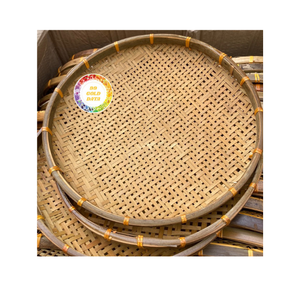 PANIER À VÉNER EN BAMBOU AVEC COUVERCLE-ARTISANAT EN BAMBOU DU VIET NAM EXPORTATEUR - Product Image 1