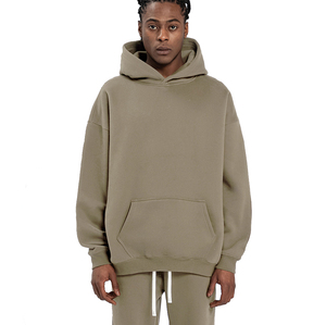 Sudadera con capucha y cremallera completa de alta calidad para hombre al por mayor con parche bordado Impresión digital personalizada - Product Image 2