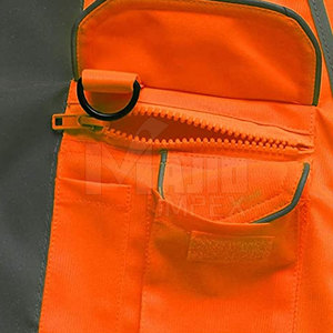 Construction <b>Work</b> Safety Hi Vis Vest Customized Logo <b>Waterproof</b> LED Flash Breathable Nylon Polyester for Sale - Product Image 5