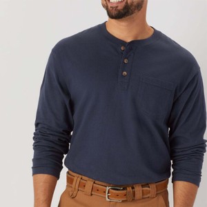 Men's <b>Waffle</b> Thermal Henley <b>Shirt</b> Warm and Comfortable for Cold Weather - Product Image 6