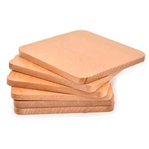 Handmade Wooden <b>Coaster</b> Set for Coffee Tea and <b>Drinks</b> Natural Wood <b>Drink</b> <b>Coasters</b> Heat Resistant Table Decor - Product Image 2