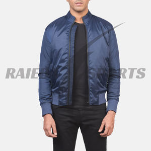 Gran oferta, abrigo de bombardero de calidad superior personalizado para hombre, chaqueta universitaria de cuero de seda de lana, chaqueta de béisbol universitaria de tendencia con soporte - Product Image 1