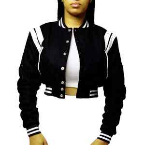 2024 Tarifa al por mayor Chaquetas universitarias profesionales de calidad premium para mujeres Chaqueta de moda de mujer de último diseño - Product Image 2