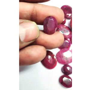 พลอยทับทิมสีชมพูธรรมชาติคุณภาพสูง278ชิ้นตัดวงรี12-20มม. 275cts พวกเรา $49ชิ้นทับทิมเหลี่ยมหลวม - Product Image 2