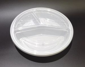 3ช่องถาดพลาสติก PP สีดำสำหรับเก็บอาหารจากเวียดนาม - Product Image 4