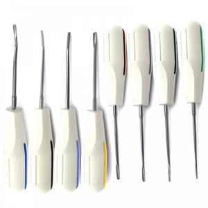 Juego de 8 elevadores de raíz de luxación, Instrumentos dentales para cirugía oral, extracción de dientes, juego dental, instrumentos quirúrgicos - Product Image 1