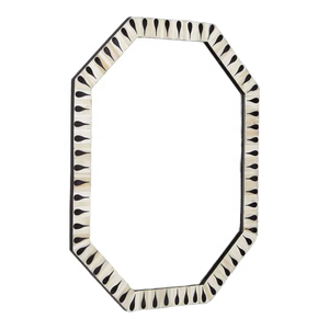 Indian Traditional Animal Style Bone Inlay Handmade Durable Mirror <b>Frame</b> Living Decorative Wall Mirror Bathroom Mirror - Product Image 1