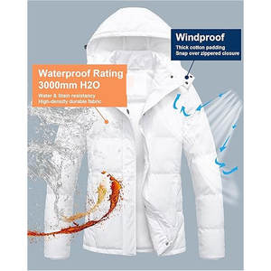 Chaqueta Corta Acolchada con Cierre Completo para Mujer, Ligera, Cálida y Aislante para Otoño e Invierno - Product Image 4