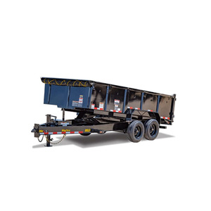 Remorque Cargo fermée à un essieu Tex Trailer 5x10 avec accès à la porte latérale, lumières LED et nez en V à l'avant - Product Image 3