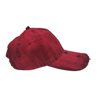 Casquettes de baseball unisexes personnalisées en polyester/coton, 6 panneaux, style vintage usé, style streetwear, ajustables