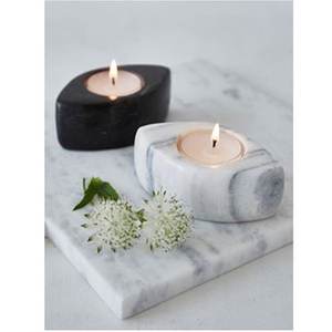 Homes <b>Marble</b> Elongated Concave Tealight <b>Candle</b> for Home Decoration Religious Product Christian Decor Uses Room Enlighten <b>Candle</b> - Product Image 4