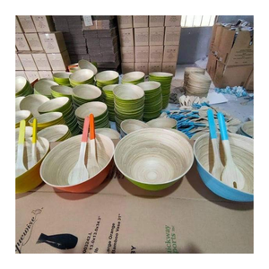 Bol en bambou fait main Bol en bambou naturel écologique de qualité supérieure du Vietnam Approvisionnement en gros pour l'exportation - Product Image 3