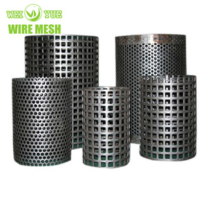 Lỗ vuông thép không gỉ đục lỗ xi lanh lọc Hàn lưới loại đục lỗ ống cho nước thải ống lọc - Product Image 5