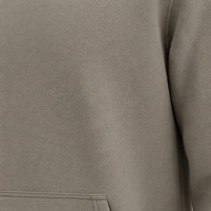 Sweat-shirt à capuche unisexe grande taille personnalisé couleur unie avec cordon épais 100 % coton imprimé délavé à l'acide - Product Image 5