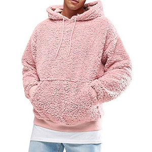 Sudadera con Capucha de Forro Polar Sherpa para Hombre de Alta Calidad, Color Único Bordado, Ropa Casual de Invierno, Nueva Llegada - Product Image 6