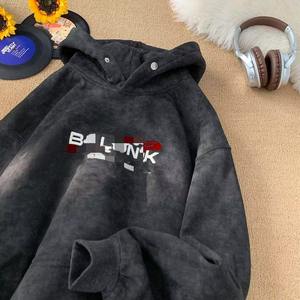 Sudadera con Capucha Tie-Dye de Moda para Hombre, Sudadera con Capucha Vintage Desgastada con Diseño Bordado, Sudaderas con Capucha para Hombre y Mujer - Product Image 3