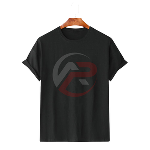 T-shirt uni de haute qualité pour hommes 100% coton T-shirt respirant T-shirt imprimé avec logo personnalisé Chemise de coupe régulière - Product Image 5