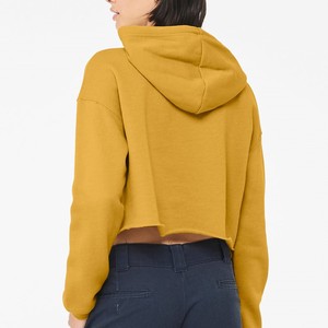 Women's Eco-Friendly 400 Gsm French Terry <b>Zipper</b> Hoodie Breathable Oversized 500 GSM 100% Cotton Fleece Sweatpants Casual Hoodie - Product Image 3