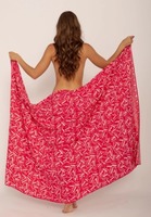 Shubh Exim Nouveaux Sarongs carrés traditionnels d'été pour la plage, en coton imprimé à l'écran, séchage rapide, pour femmes