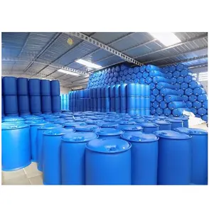 HDPE 120L plastik mavi açık üst davul ambalaj gıda kimyasal sıvı 60 litre sıcak satış