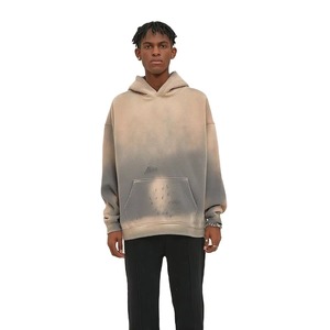 Sweat à capuche unisexe en polyester/coton, coupe classique, poids lourd, luxe, personnalisable, impression personnalisée, épaules tombantes, streetwear d'hiver - Product Image 3