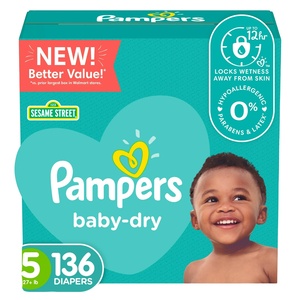 Pampers ผ้าอ้อมเด็กป้องกันพิเศษแบบแห้ง ไซส์ 5 จํานวน 136 - Product Image 3