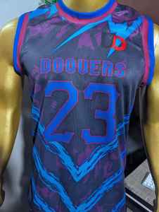 Ensemble de maillot de basket-ball réversible personnalisable à séchage rapide pour les joueurs de basket-ball - Product Image 3