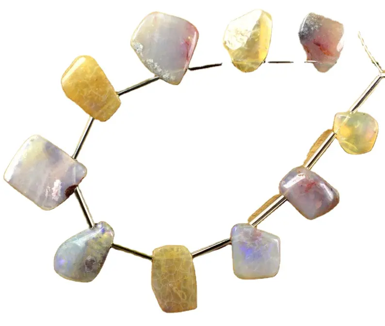 Nuovo arrivo 10 pezzi opale australiano naturale lucido grezzo che fa incredibili gioielli Birthstone produttore all'ingrosso genuino