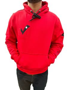 Sweat à capuche brodé poids lourd Denim larmes polaire sweats à capuche vente en gros hiver logo personnalisésurdimensionné grande taille à capuche hommes - Product Image 5