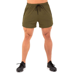 Pantalones cortos deportivos informales de entrenamiento para hombre, ropa deportiva de verano personalizada de algodón de alta calidad - Product Image 1