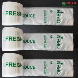 ถุงม้วนเก็บ PP ใสเกรดอาหารถุงผ้าสำหรับเก็บความสดพร้อมที่จับแบบปิดผนึกด้วยความร้อนแบบใสใช้ซ้ำได้ - Product Image 4