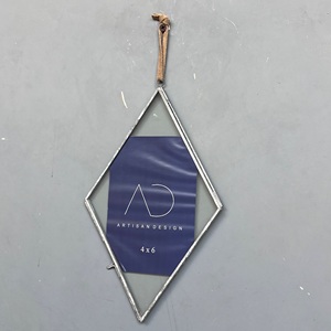 Picture <b>frame</b> <b>wall</b> hanging picture <b>frame</b> galvanized finish - Product Image 2