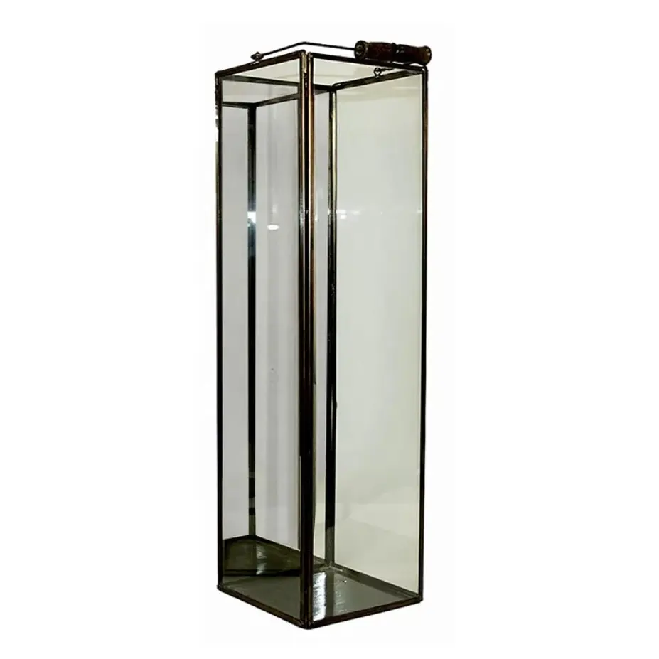 Grande lanterna de suporte de vela, vidro transparente armação de metal quadrada para decoração de casa jardim e casamento decoração ao melhor preço