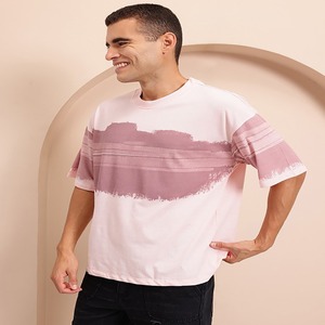 Camiseta lisa de tejido de punto con cuello redondo y logotipo personalizado para hombre, ropa deportiva de calidad nueva y a la moda personalizada, camiseta lisa para hombre - Product Image 3