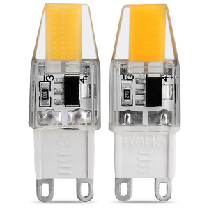 2.5W <b>Dimmable</b> <b>G9</b> <b>LED</b> Bulb Epistar COB 250-270LM 120V/230V Silicone Gel for Crystal Chandelier - Product Image 1