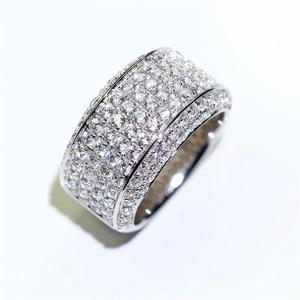 4.00TCW Moissanite Diamond Engagement Wedding <b>Ring</b> Luxury Custom 925 Sterling <b>Silver</b> Gold Finish Bling Iced <b>Men's</b> Bling <b>Ring</b> - Product Image 1