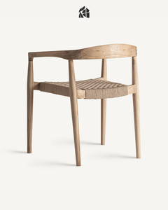 Silla de Comedor Moderna Hecha a Mano con Madera de Teca Sólida de Primera Calidad Aurelisse, Muebles de Comedor de Lujo - Product Image 4