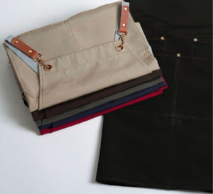 Oren Sport ผ้ากันเปื้อนพรีเมี่ยม4กระเป๋า AP05สำหรับทุกเพศผ้ากันเปื้อนโพลีเอสเตอร์แบบเรียบ220gsm - Product Image 3