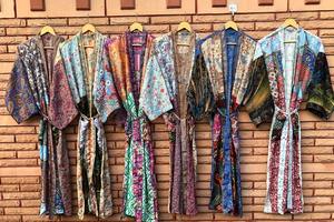 Wholesale 10-Piece Lot of <b>Long</b> Vintage Floral Silk Kimono Robe Woman's <b>Beach</b> <b>Cover</b>-<b>Up</b> for Spring and Summer - Product Image 6