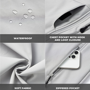 Chaqueta Impermeable para Hombre, Diseño Único con Logotipo Personalizado, Chaqueta Cortavientos de Alta Gama, Chaqueta Softshell para Hombre - Product Image 5