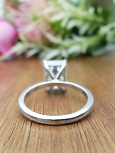 D'VINS JEWELS Trendy Classic Engagement Ring Popular Pear VVS Lab Grown Emerald Cut 925 Silver for Anniversary Party Gift - Product Image 4