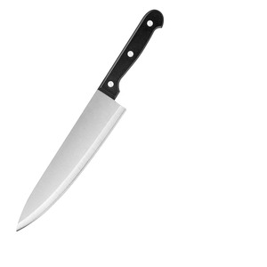 Venta al por mayor personalizado de alta calidad OEM ODM servicio con mango negro profesional hecho a mano Damasco cuchillo de cocina de acero inoxidable - Product Image 2