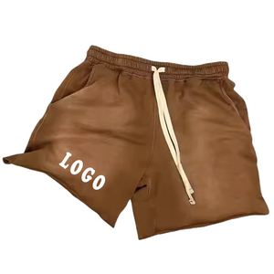 Short de ville décontracté grande taille pour hommes Designer couleur unie taille élastique délavé au soleil imperméable respirant personnalisable élégant - Product Image 5