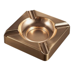 Grossiste Exportateur Cendrier à cigares de table simple Cendrier à cigarettes en acier inoxydable pour l'extérieur et la maison - Product Image 2