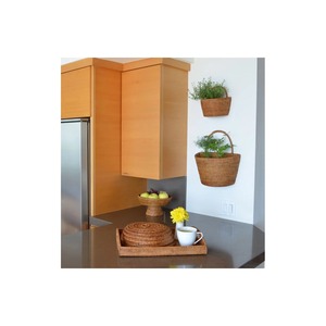 Rattan <b>wall</b> hanging <b>basket</b> Handmade <b>Storage</b> <b>Basket</b> Wholesale eco-friendly Made in Viet Nam - Product Image 5
